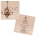Chantilly Chandelier Latte Wedding Invitation