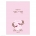 Two Little Birds Pink Thank You Card