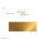 Metallic Lookalike Gold Place Card