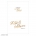 Metallic Lookalike Gold Thank You Card