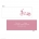 Bicycle Built for Two Pink Place Card