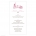 Bicycle Built for Two Pink Menu Card
