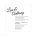 Simplicity Wedding Invitation