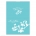 Butterfly Garden Turquoise Thank You Card