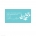 Butterfly Garden Turquoise Favour Tag