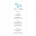Butterfly Garden Turquoise Menu Card