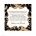 Cartouche Rose Gift Registry Card