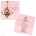 Chantilly Chandelier Pink Wedding Invitation