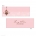 Chantilly Chandelier Pink Place Card