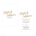All That Glitters A6 Wedding Invitation