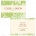 Lime Tapestry Save the Date Card