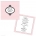 Mademoiselle Polka Dot Blush Wedding Invitation