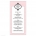 Mademoiselle Polka Dot Blush Menu Card