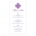 Mauve on Monday Menu Card