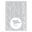 Modern Whimsy Grey Thank You Card