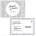 Modern Whimsy Grey RSVP Postcard