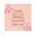 Pink Garden Soiree Gift Registry Card