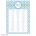 Retro Dot Guest Seating Chart