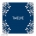 Silver Lustre Table Number Set