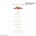 Touch Of Tulips Menu Card