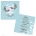 Two Little Birds Blue Wedding Invitation