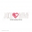 Double Heart Wedding Logo
