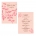 Pink Garden Soiree A6 Wedding Invitation