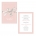 Pretty in Pink A6 Wedding Invitation