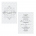 Silver Buckle A6 Wedding Invitation