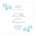 Butterfly Garden Turquoise Wedding Invitation
