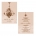 Chantilly Chandelier Latte A6 Wedding Invitation