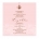 Chantilly Chandelier Pink Wedding Invitation