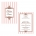 Le Sweet Boutique A6 Wedding Invitation